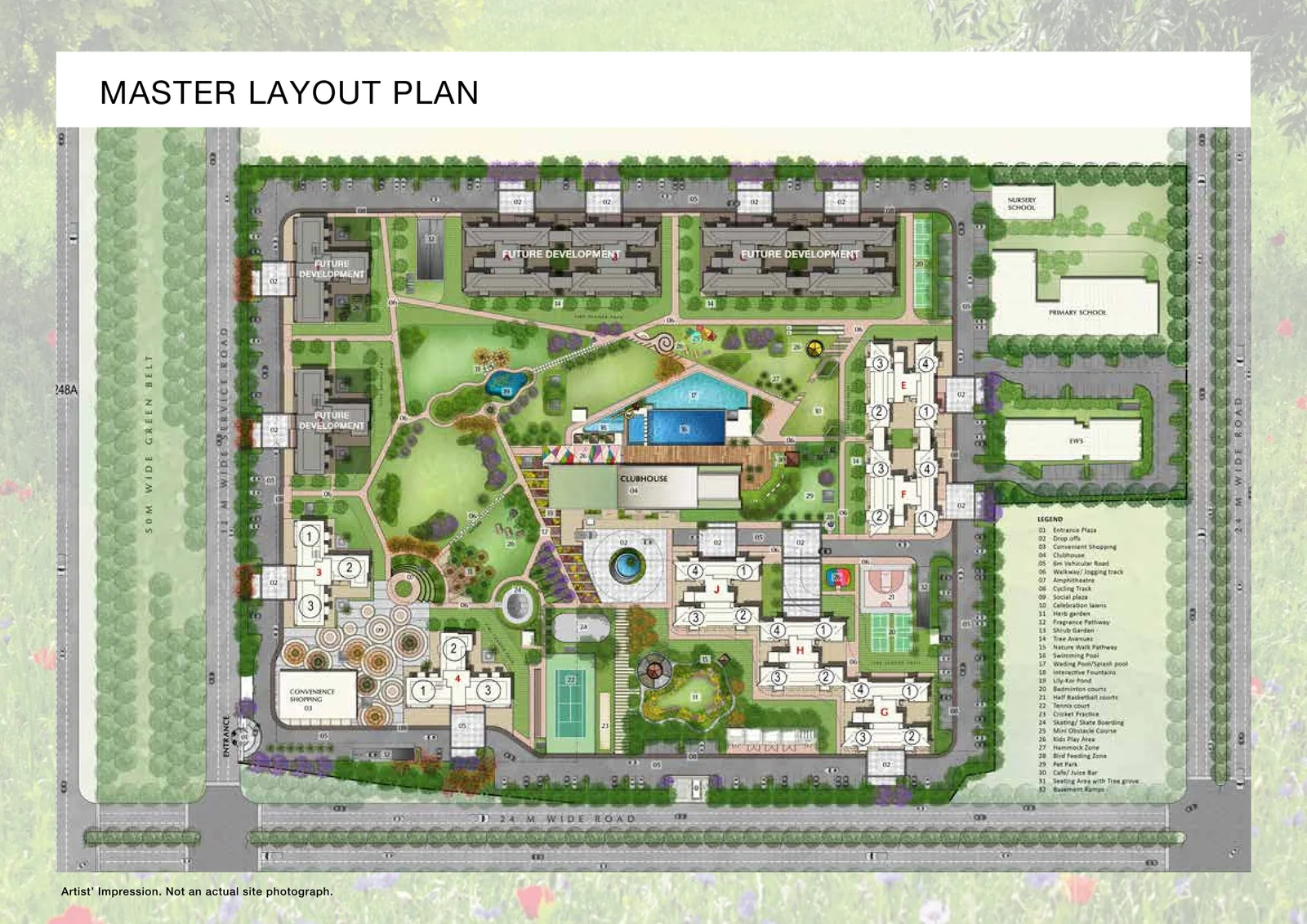 True Habitat Luxe Residency 112 Location Map