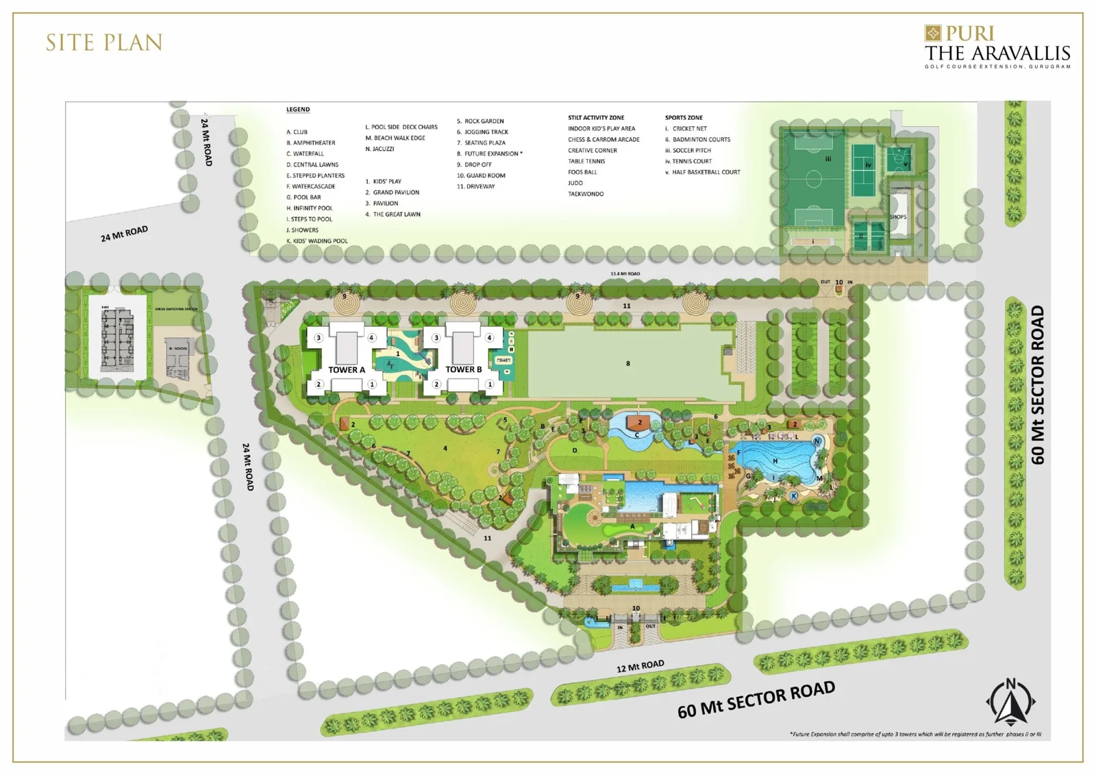 True Habitat Luxe Residency 112 Location Map