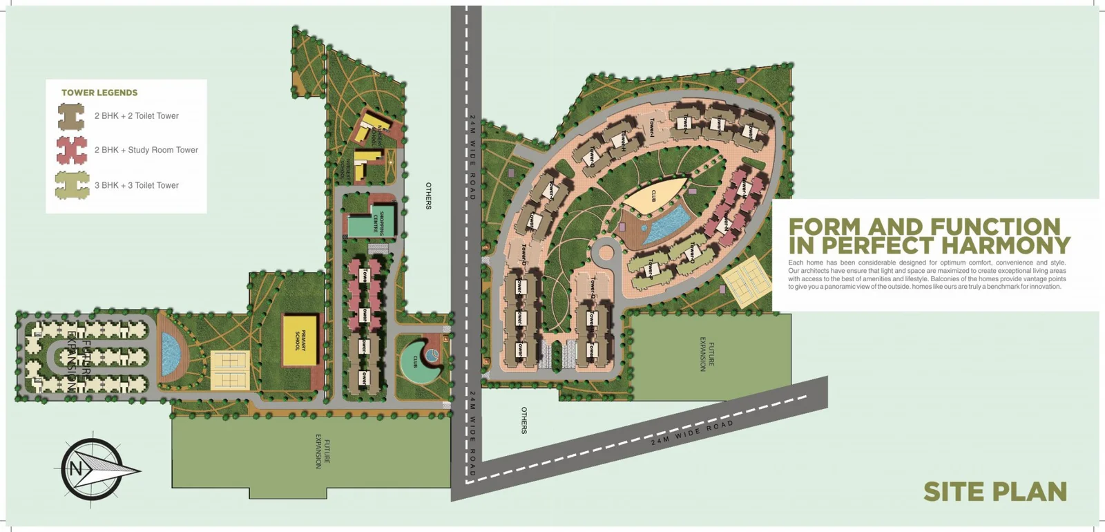 True Habitat Luxe Residency 112 Location Map