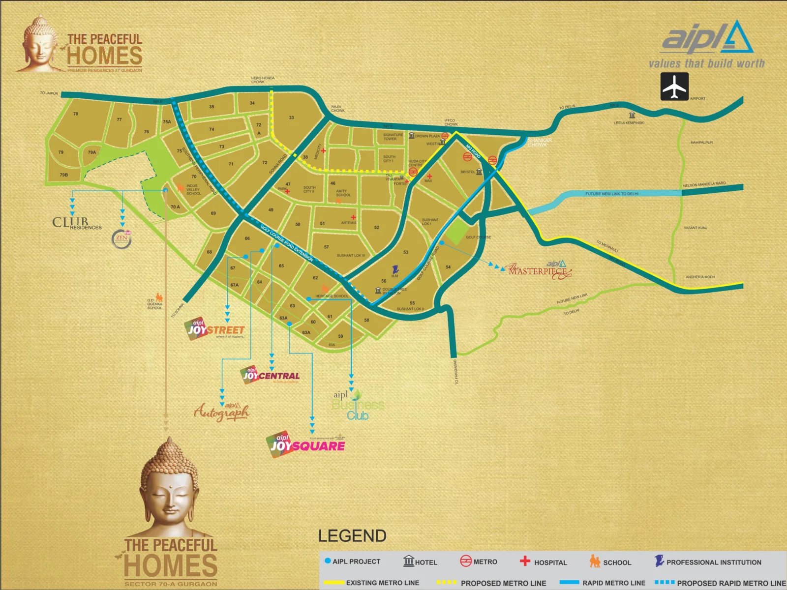 Paras Quartier Location Map