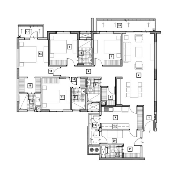 Vatika Seven Elements Floor Plan