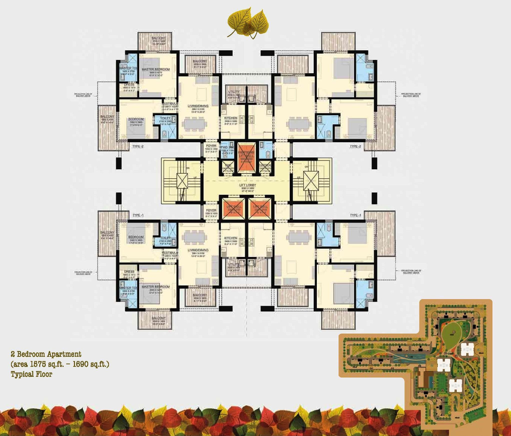 SS The Leaf Floor Plan