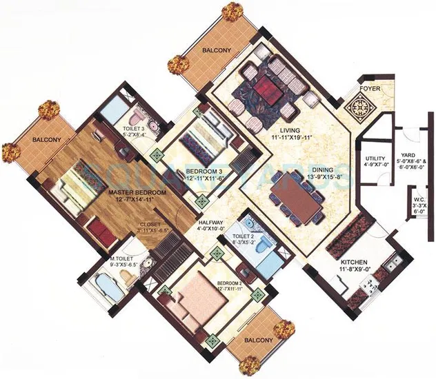 SS Delight and Splendours Floor Plan