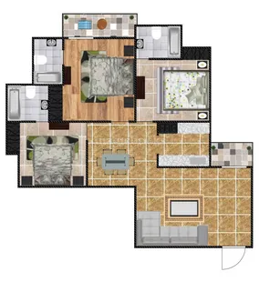 Suncity Township Floor Plan