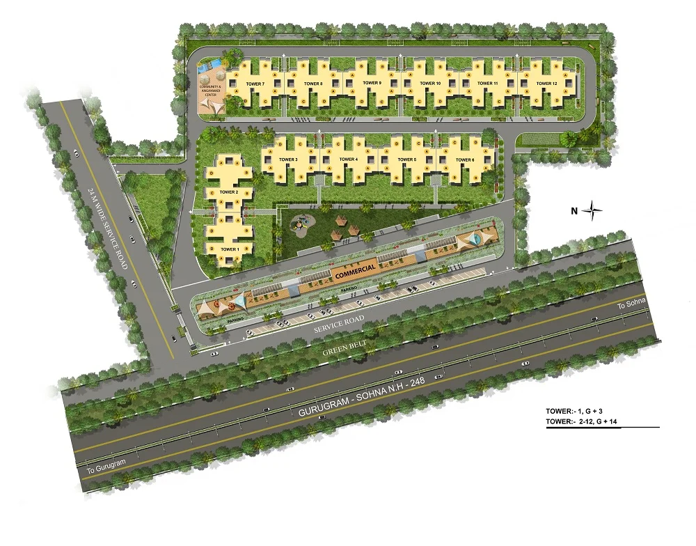 Pyramid Square 67A Site Plan