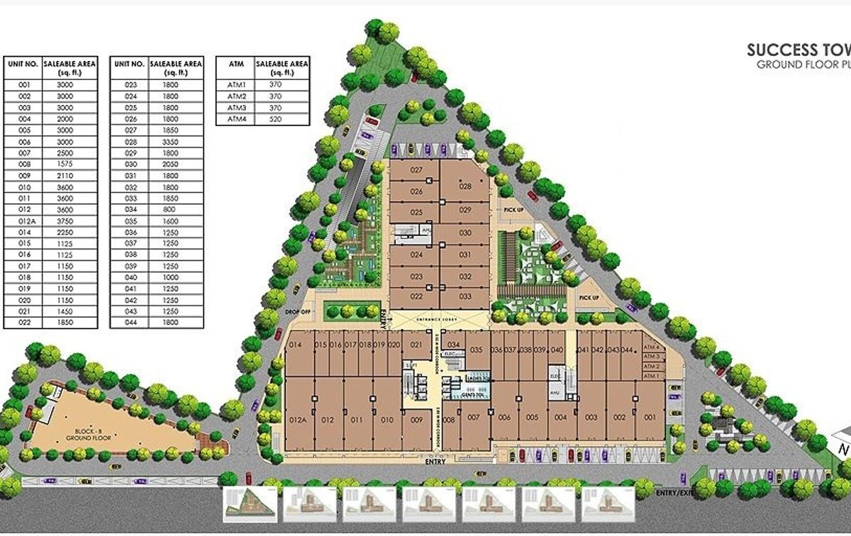Site Plan of Suncity Success Tower
