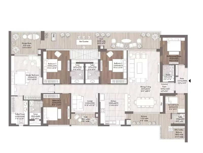 Elan The Presidential Floor Plan