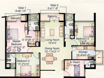 CGHS Aawas Floor Plan