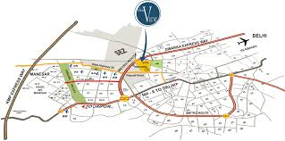 Ramprastha The View Location Map