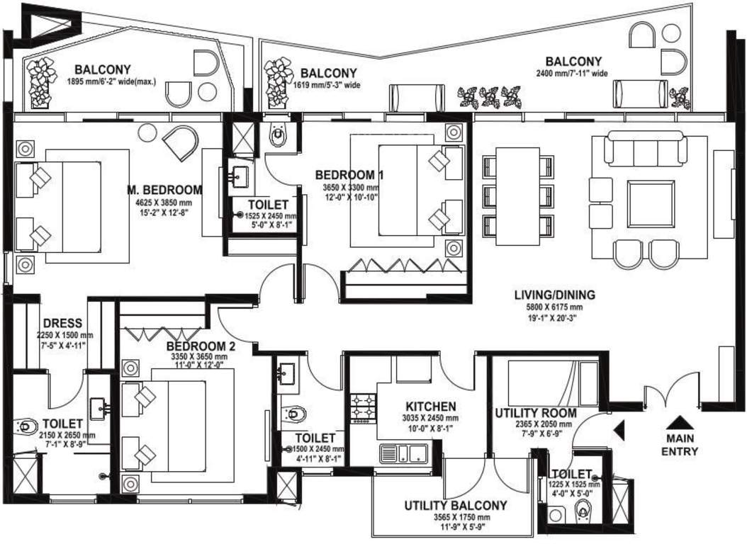 IREO Skyon Floor Plan