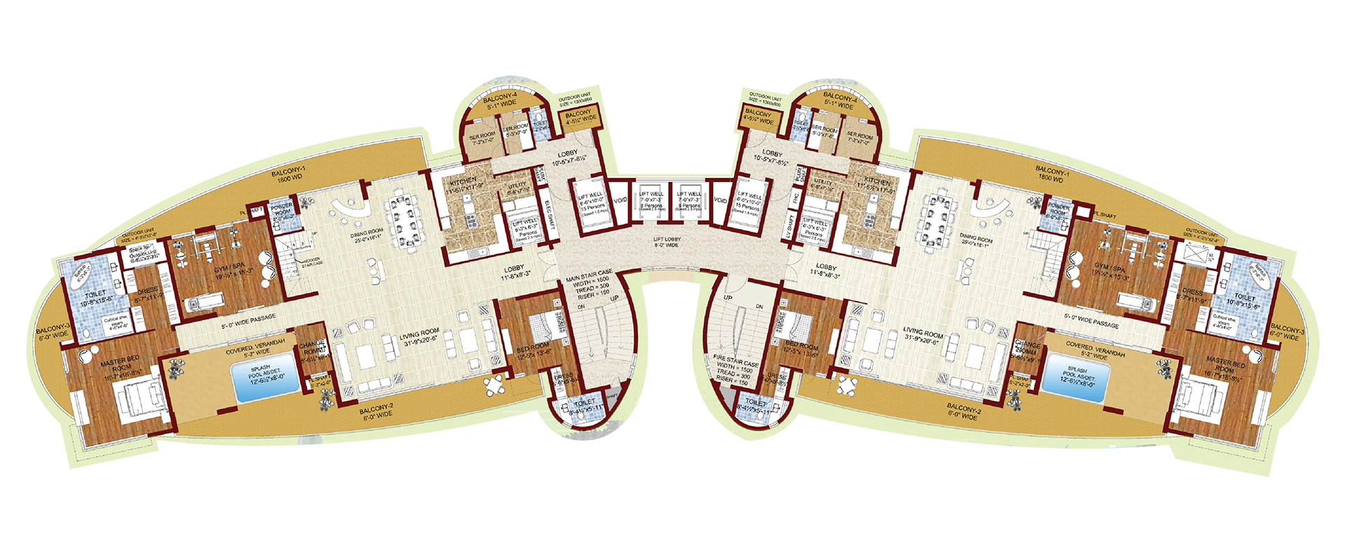 Krrish Provence Estate Floor Plan