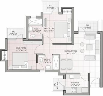 Bestech Park View Delight Floor Plan