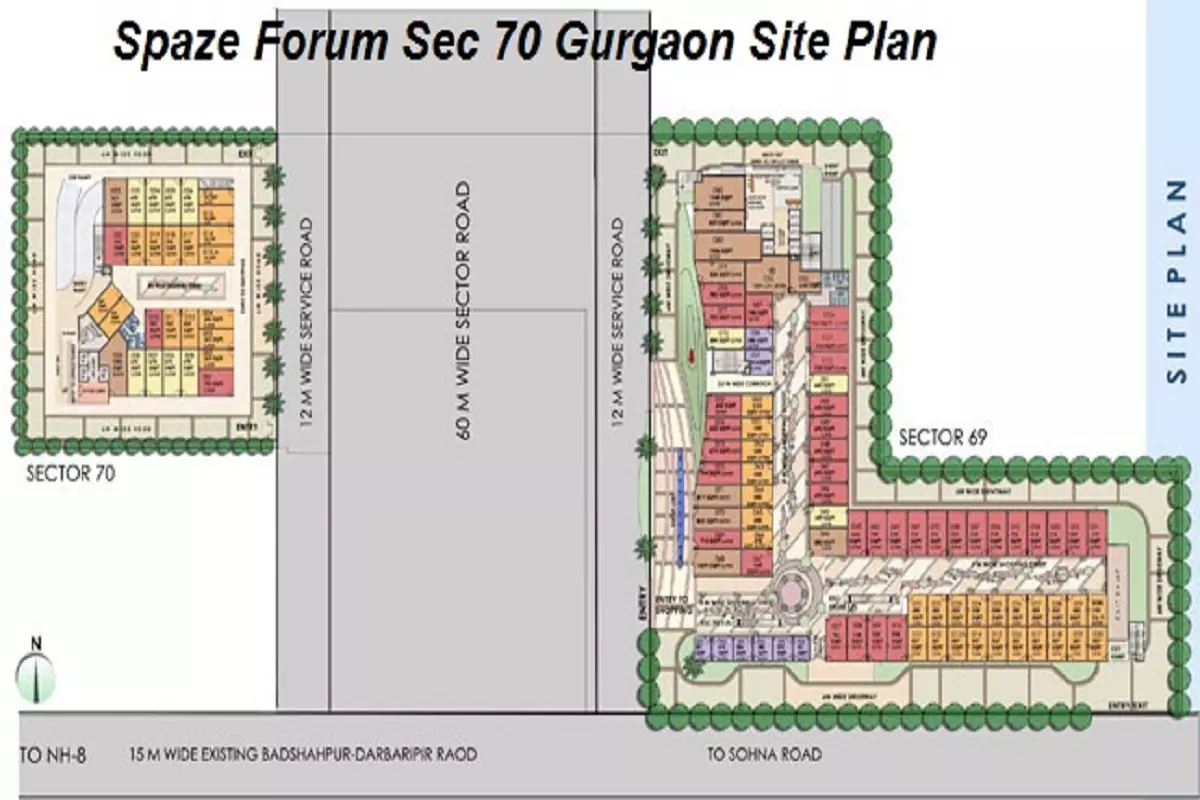 Spaze Forum Site Plan