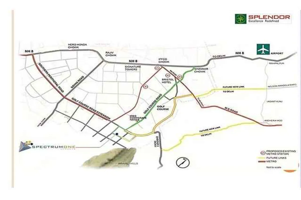 Splendor Spectrum One Location Map