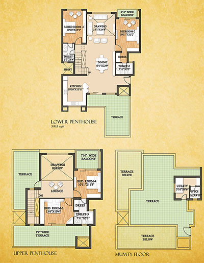 Raheja Revanta Floor Plan