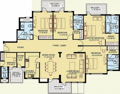 Satya The Legend Floor Plan