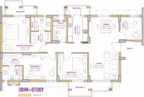 Vatika The Seven Lamps Floor Plan