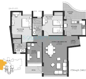 Unitech Harmony Floor Plan