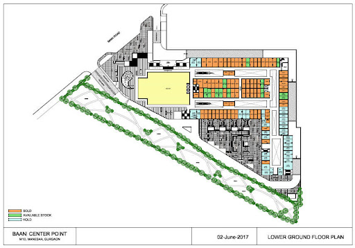 Baani Center Point Site Plan